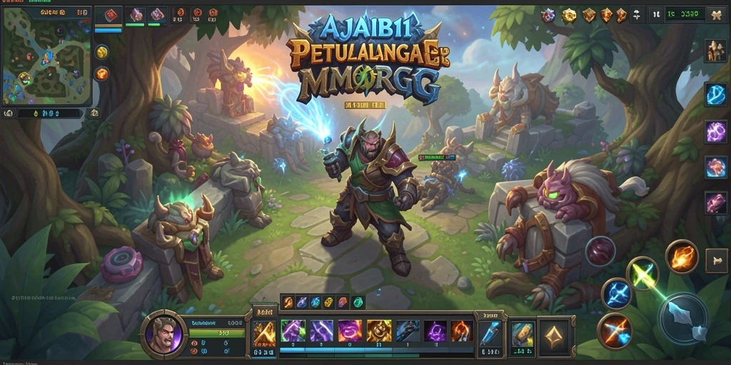 Tampilan gameplay AJAIB11 yang mengasyikkan dalam dunia MMORPG.