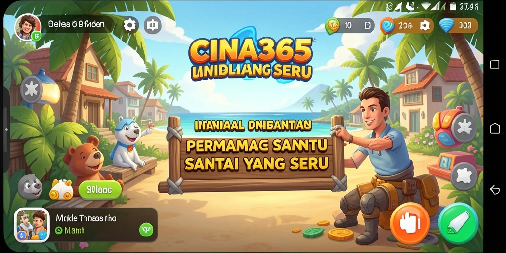 Screenshot menampilkan gameplay menarik dari CINA365.
