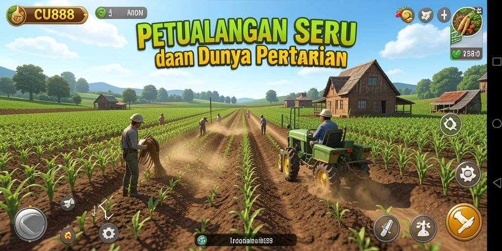 Tampilkan gameplay seru CU888 dalam dunia pertanian.