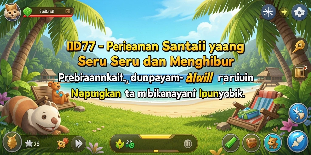 Tampilan gameplay <strong>IDR77</strong> yang ceria dan menyenangkan.