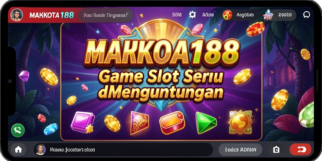 Tampilan utama gameplay MAHKOTA188 yang seru dan menarik.