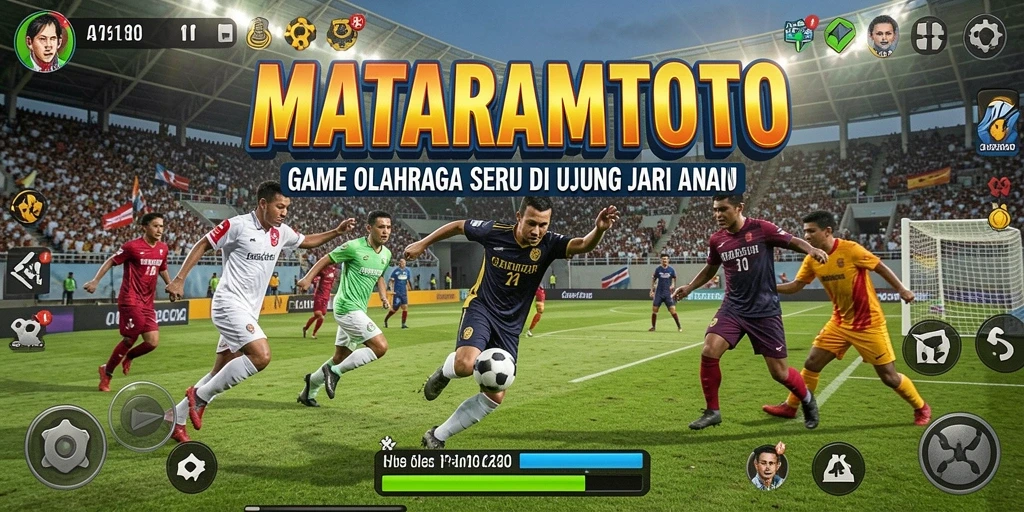 Tampilan menarik dari gameplay olahraga MATARAMTOTO.