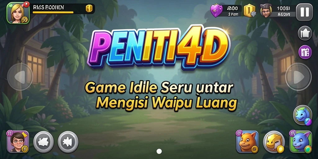 Tampilan gameplay PENITI4D yang menarik dan santai.