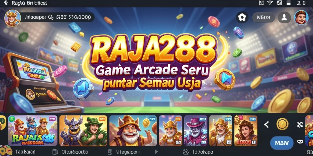 Tampilan gameplay menakjubkan dari RAJA288 dengan aksi seru.
