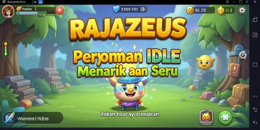 Tampilan gameplay menarik dari RAJAZEUS yang memukau.