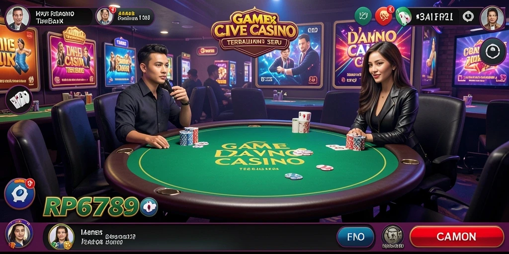 Screenshot gameplay seru dari RP6789 dengan dealer profesional.