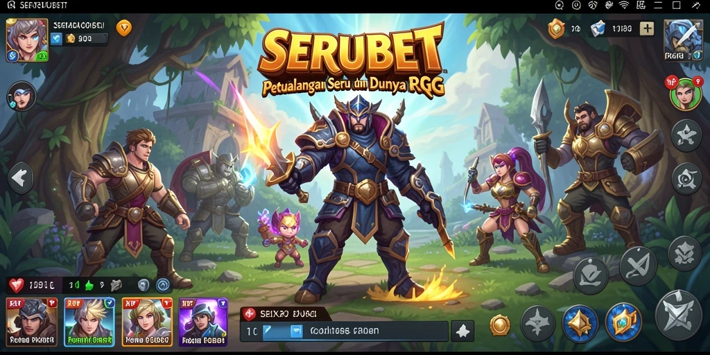 Gameplay SERUBET yang mendebarkan dengan grafis menawan.